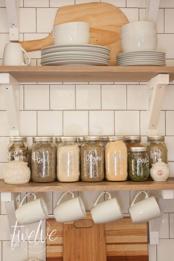 Mason Jar Spice Storage  Pantry Solutions - Twelve On Main
