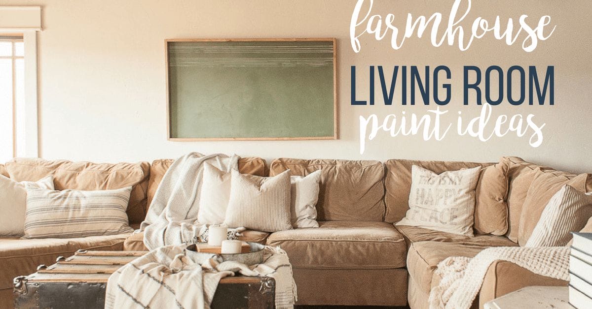 Farmhouse Living Room Refresh with Paint - Twelve On Main