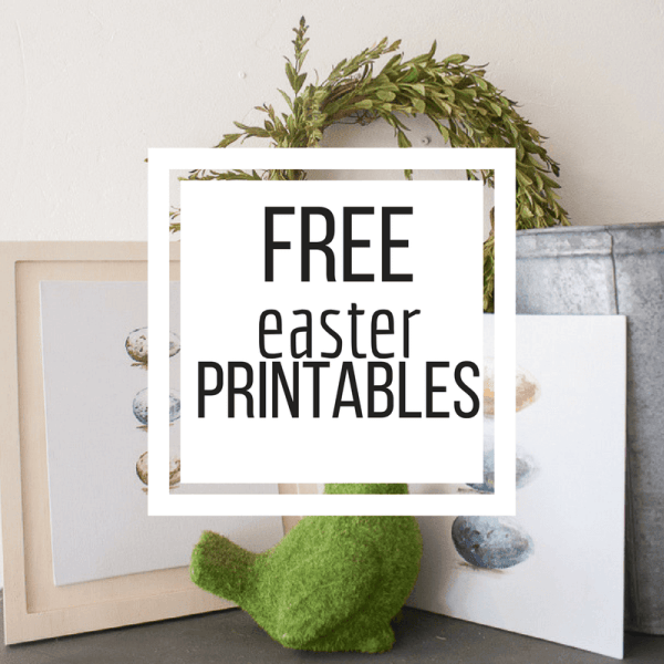 Add this sweet hand painted Easter printable to your homes Easter decor and enjoy the holiday with family and friends!