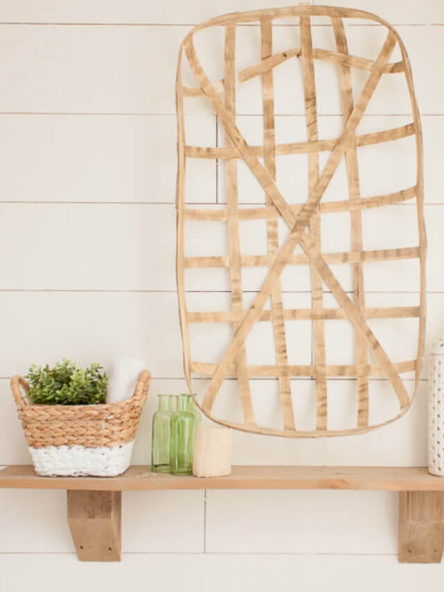 Easy DIY Rustic Wood Shelves