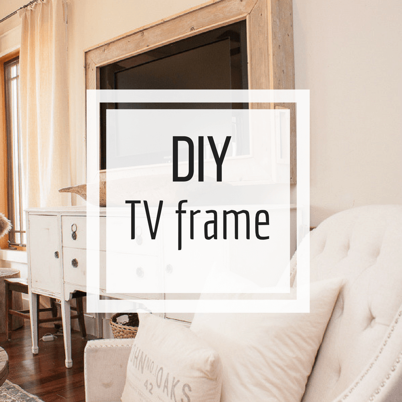 How to Make Your Own TV Frame