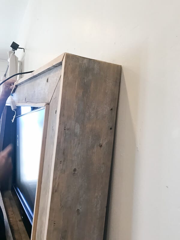 Come learn how to build your own TV frame and hide that ugly television.