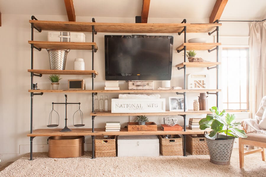 Remodelaholic, 95 Ways to Hide or Decorate Around the TV, Electronics, and  Cords