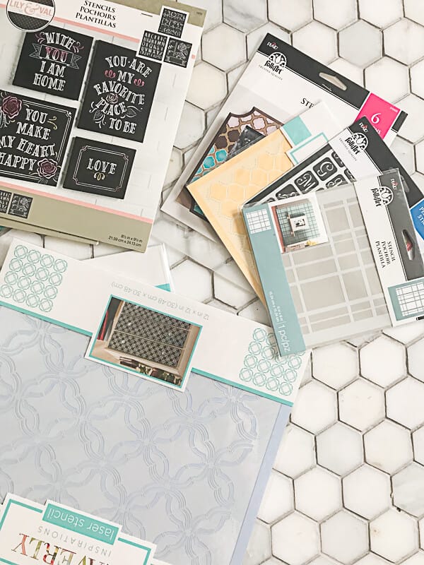 12 stencil packs available in this craft supply giveaway!