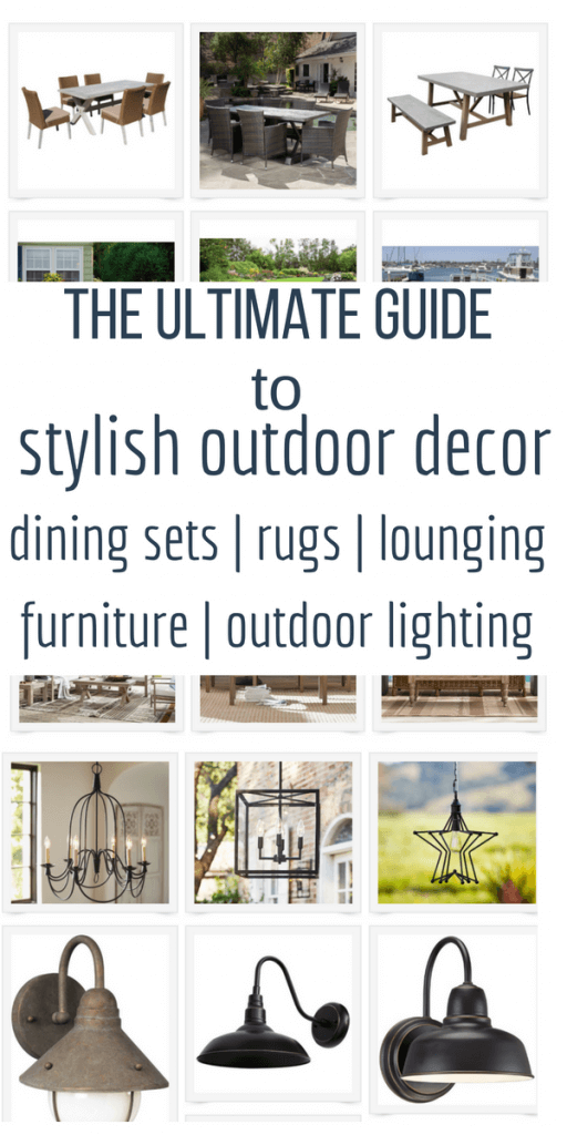 Create the perfect outdoor space with this comprehensive outdoor decor guide! Enjoy your summer with a new outdoor space!