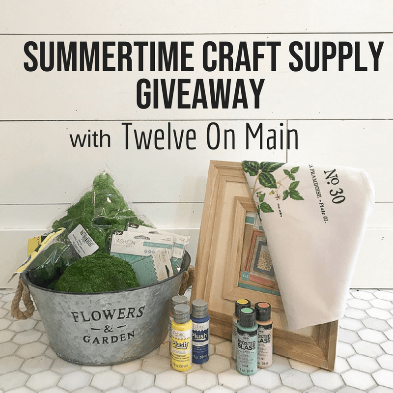 Summertime Craft Supply Giveaway!