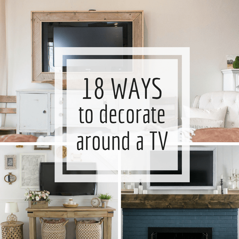 18 ways to decorate around a TV 