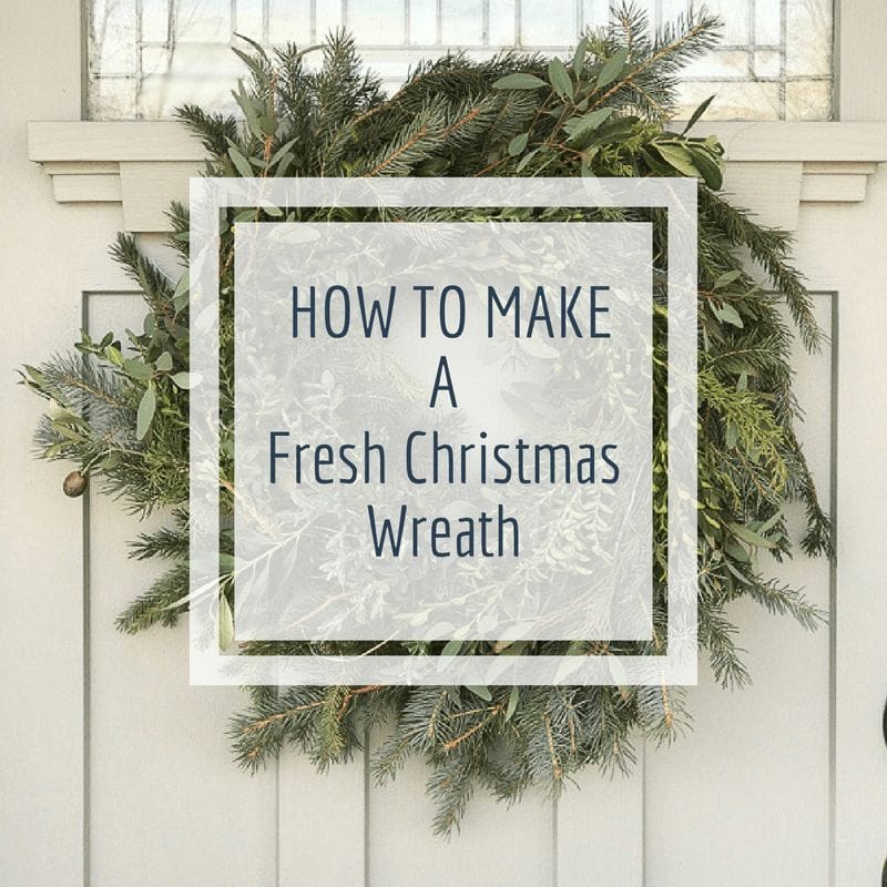 How to make a fresh Christmas wreath in no time