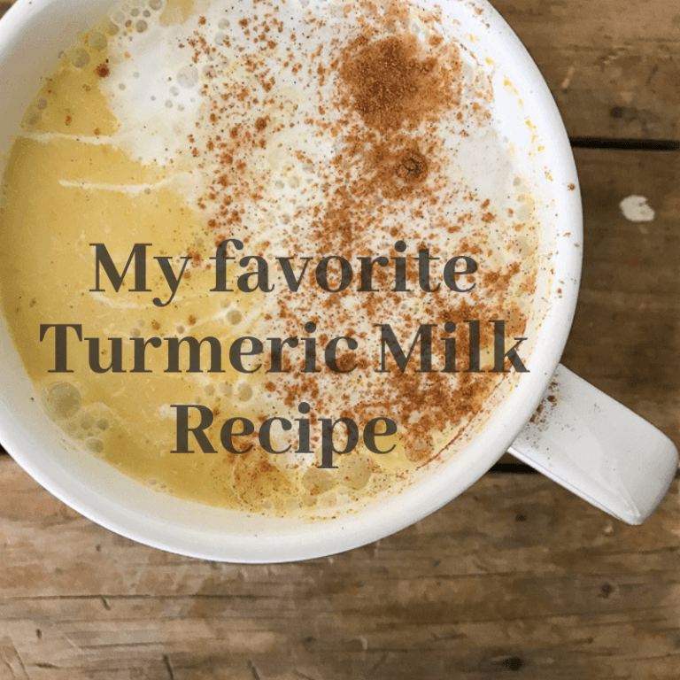 My Very Favorite Turmeric Milk Recipe