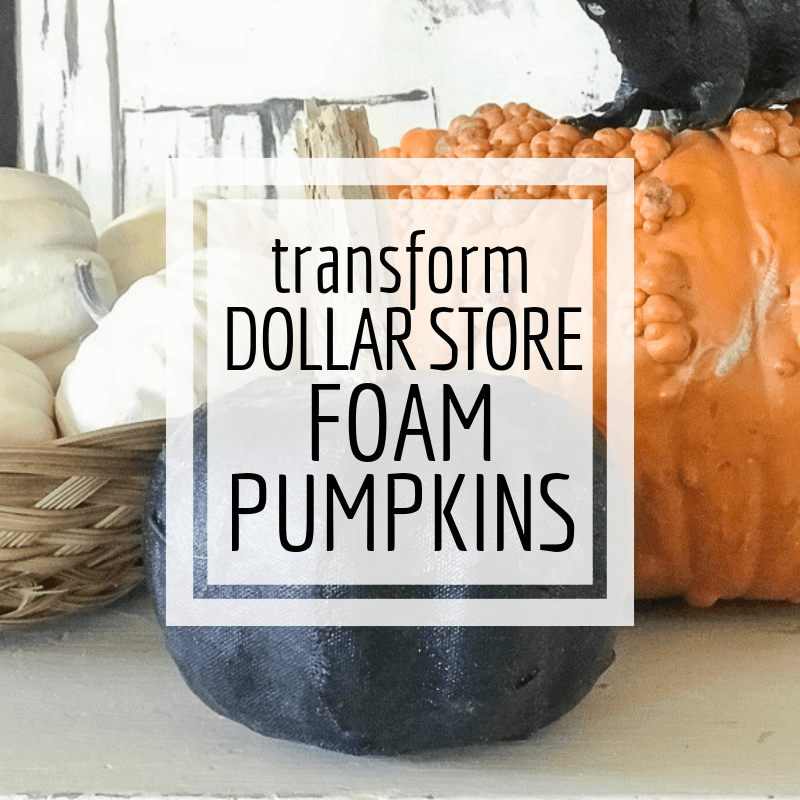 Transform dollar store pumpkins into stylish decor!