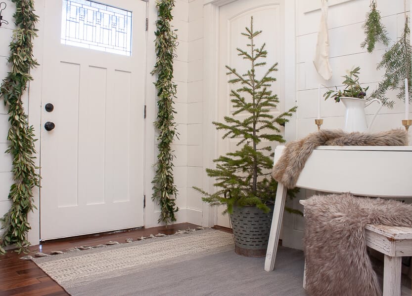 Scandinavian inspired Christmas home decor