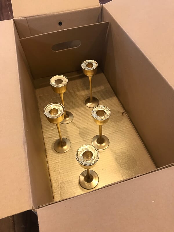 Dollar store to Swedish candlestick holders!