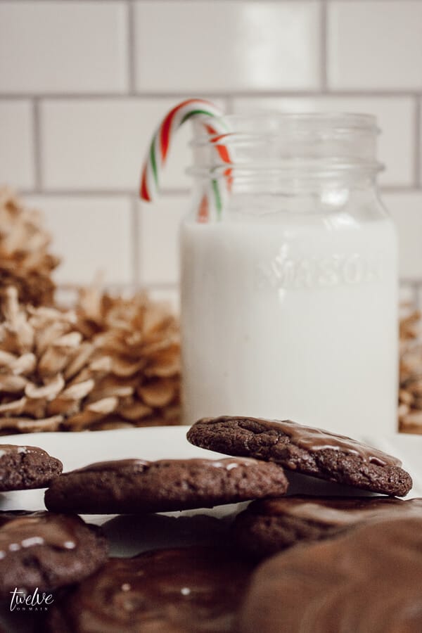 Do you need the perfect Christmas cookie to give Santa Clause? These chocolate Andes Mints cookies are so easy and will make Santa's night! 