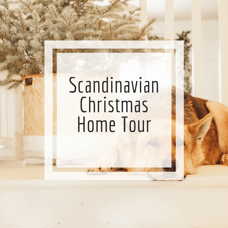 Scandinavian Christmas home tour