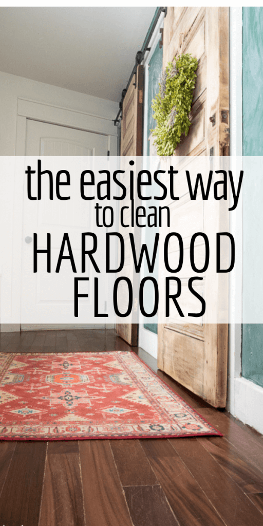 The easiest way to clean hardwood floors. Check out my vote for the best mop for hardwood floors too!