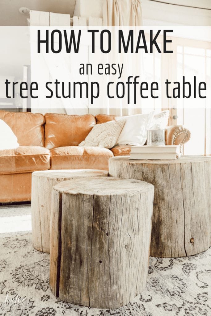Want a unique and stylish coffee table that nobody else has? Learn how to make your own tree stump coffee table and wow everyone that comes into your home. Its unique, rustic, versatile decor that everyone will envy