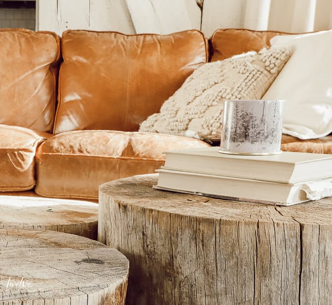 Did you know you can make your own tree stump coffee table? Check this out!