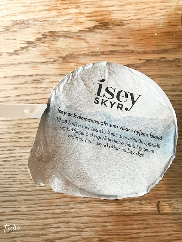 Skyrr, the most amazing yogurt I have ever eaten....originates from Iceland.  Read 15 other great tips you should know before travelling to Iceland.