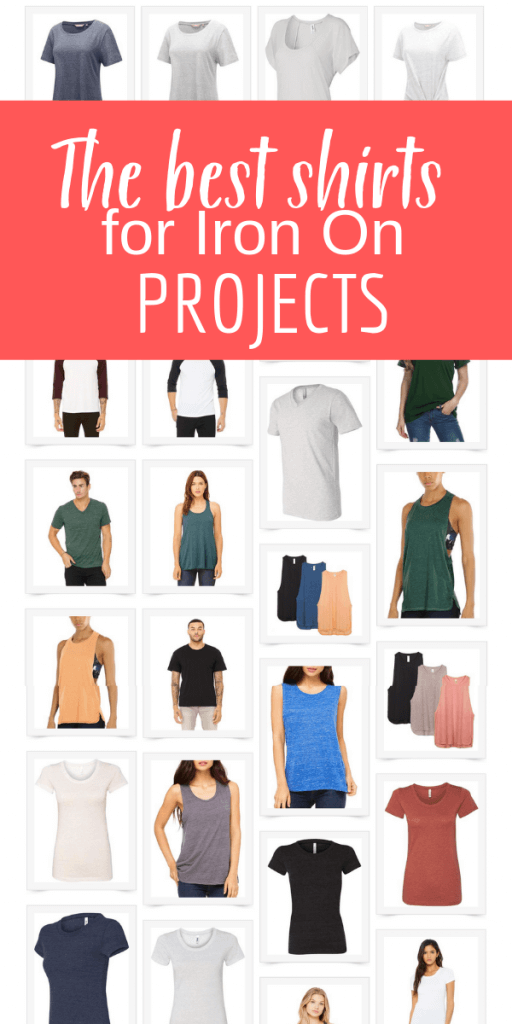 Love to create your own t-shirts with iron-on transfer projects? Check out this awesome resource with some of the softest and most comfortable shirts for your next project!