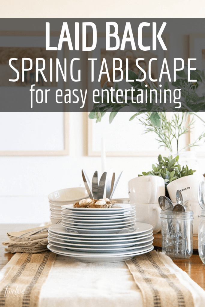 Check out these great entertaining tips and check out my favorite go-to laid back tablescape idea that is stylish and functional at the same time!