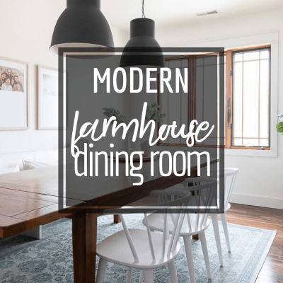 My New Modern Farmhouse Dining Room Design - Twelve On Main