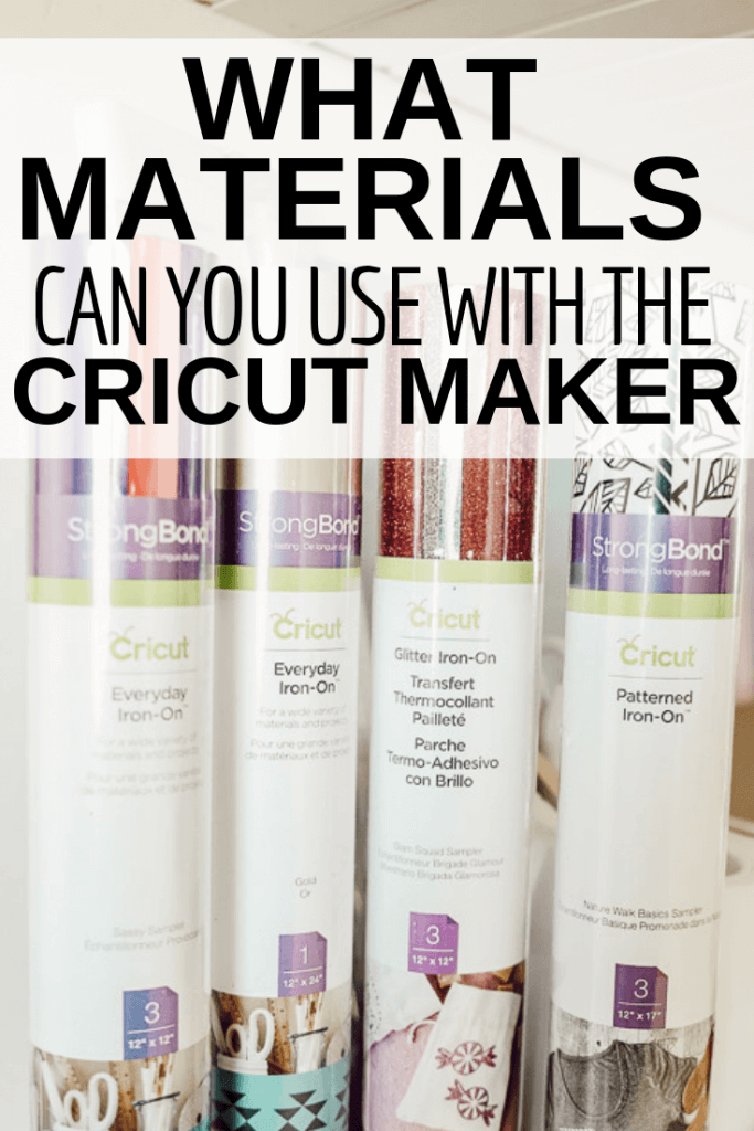 What materials can you use with the Cricut Maker? Keep reading to see a detailed list of all the Cricut Maker materials!