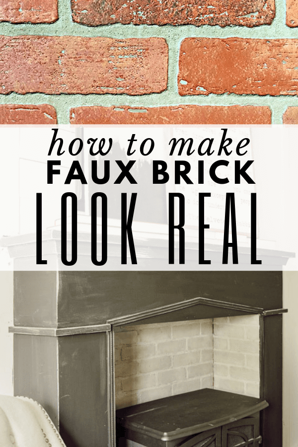 How to Make Faux Brick Panels Look Like Real Brick