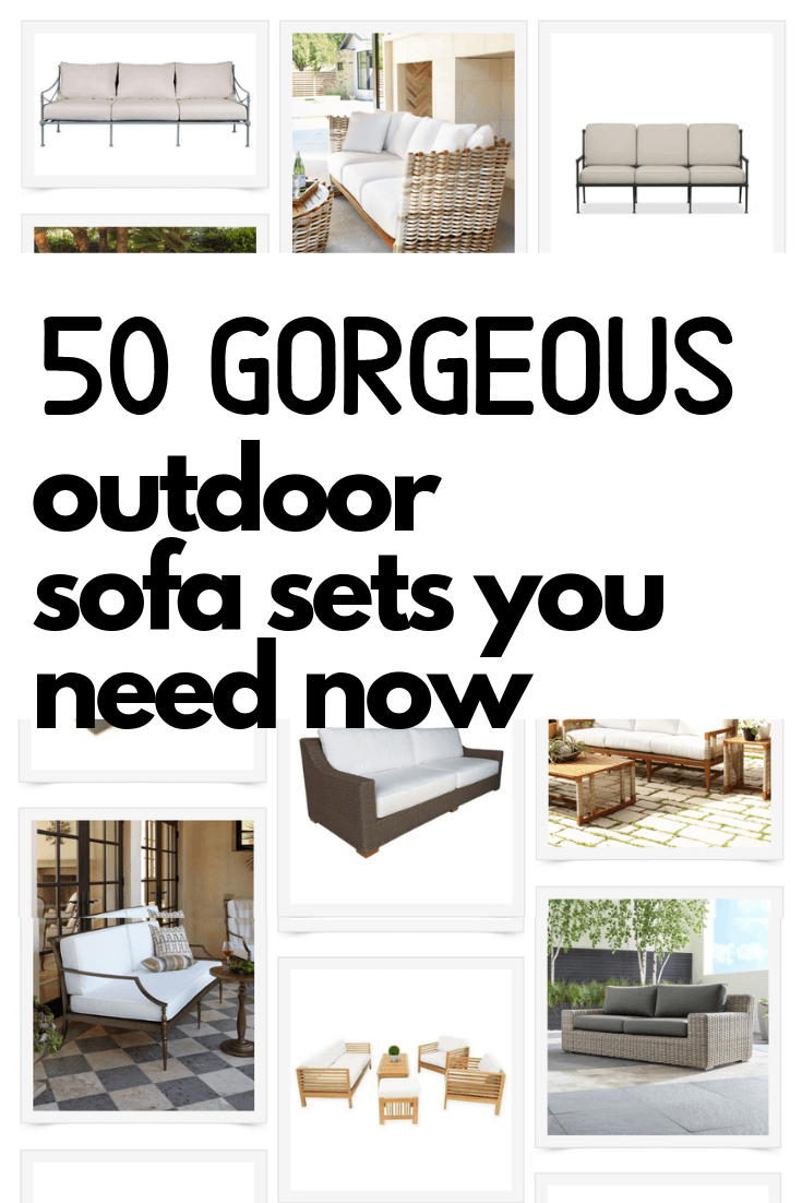 50 Gorgeous and Cozy Outdoor Sofas Perfect for Your Patio