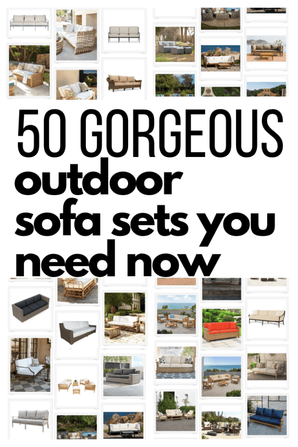 50 gorgeous outdoor sofas for your patio this summer