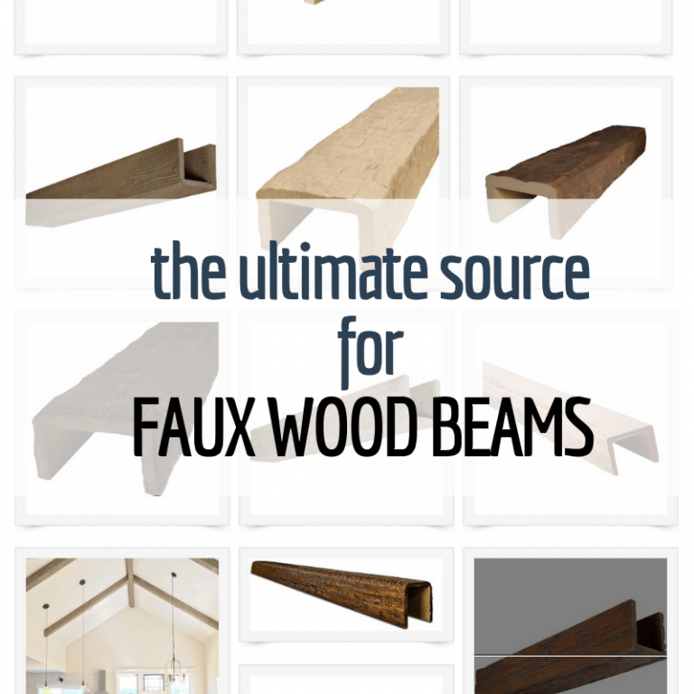 Pre-made Faux Wooden Beams Delivered Right to your Door!