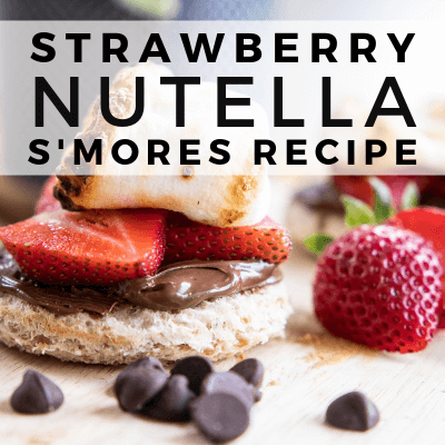 Easy to Make Strawberry Nutella S’mores Recipe