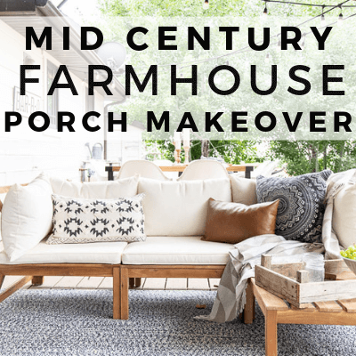 Mid Century Farmhouse Outdoor Decor Ideas With A Boho Twist | My Patio Reveal