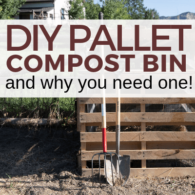 Make this easy pallet compost bin with simple to follow steps, how to choose the right pallets, and more!