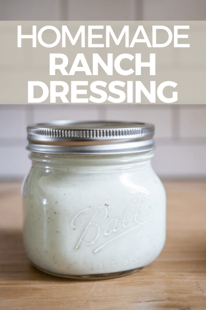 Homemade Ranch Dressing (Better Than Store-Bought)