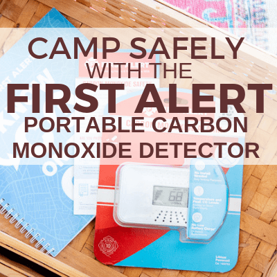 Camp Safely with the First Alert Portable Carbon Monoxide Detector