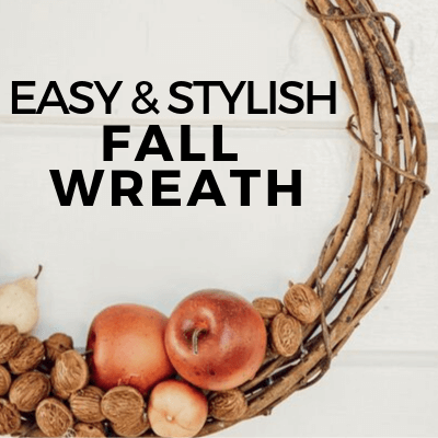 Simple and Stylish DIY Wreath for Fall