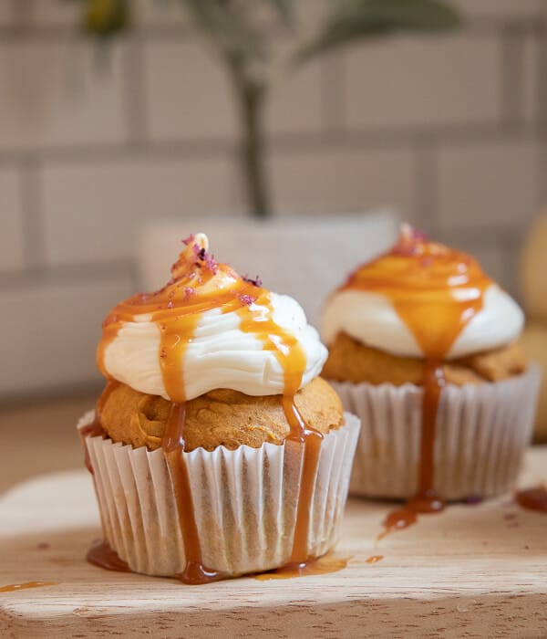 The easiest pumpkin cupcakes to make! You will not believe how quickly you can whip these up! 