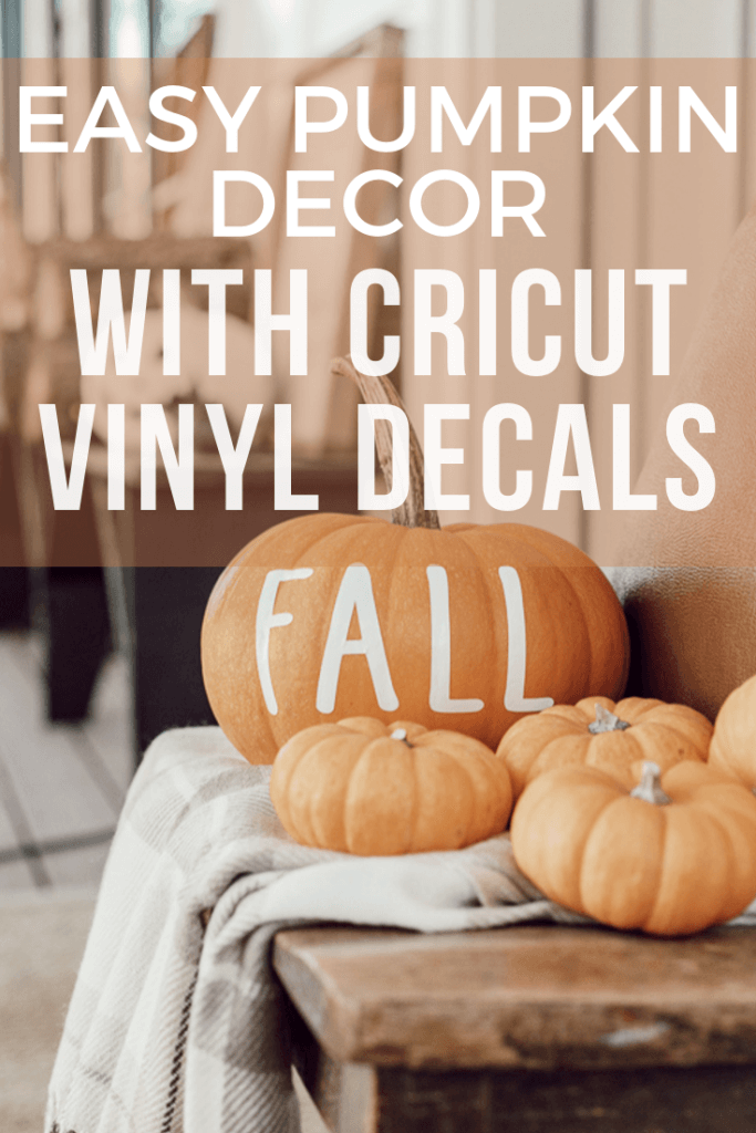 Fall Decor with Cricut