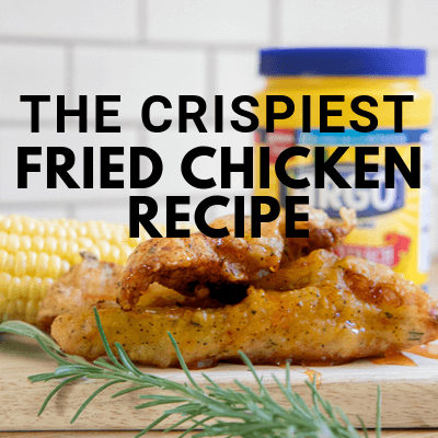 The Crispiest Fried Chicken Recipe with Herb Infused Batter and Sriracha Honey Sauce