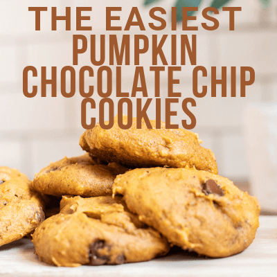 3 Ingredient Pumpkin Chocolate Chip Cookie Recipe
