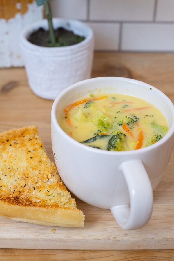 The most delicious broccoli cheese soup recipe you will ever try! With a few key ingredients this goes from plain old soup to the most amazing, soup with a zip!