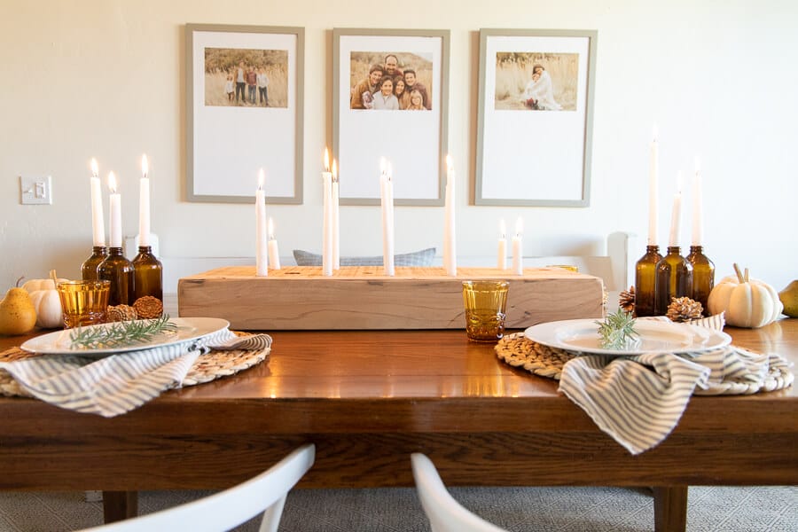 Cozy and Intimate Thanksgiving Table Decor