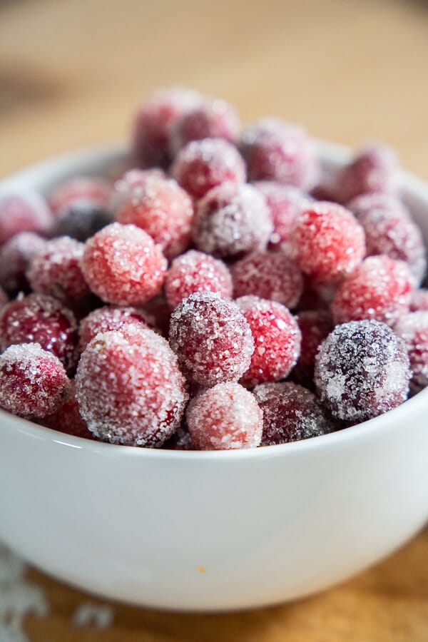 How to make amazing sugared cranberries!