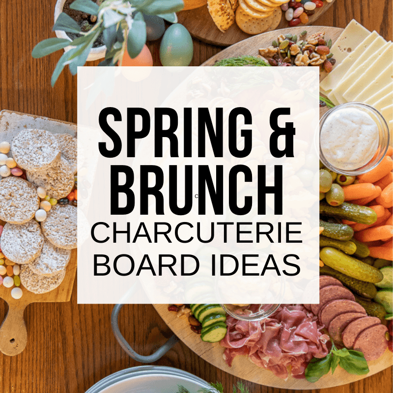 Spring Inspired Bagel and Brunch Charcuterie Board
