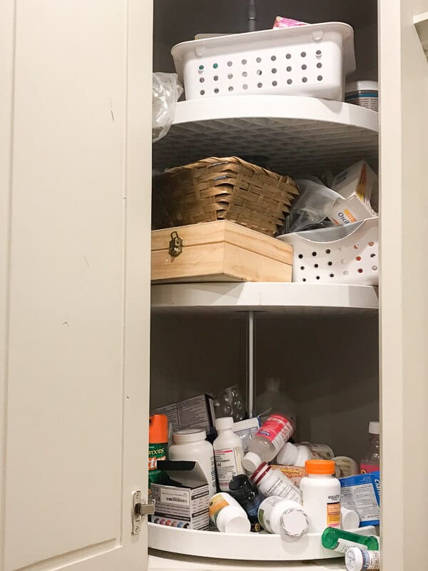 Medicine Cabinet Storage Ideas - Sweet Tea & Saving Grace