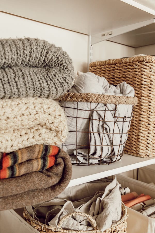 The Keys to an Organized Linen Closet - The Scout Guide