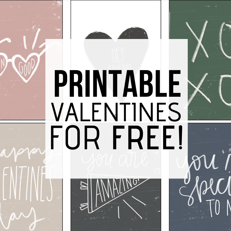 Super Cute FREE Printable Valentines Cards