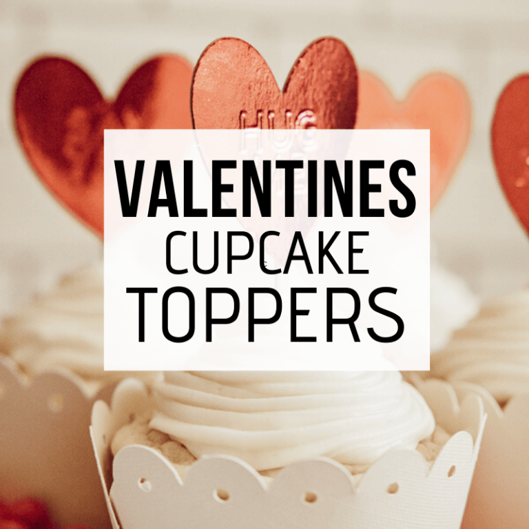 Super Sweet Valentines Day Cupcake Toppers Using My Cricut Maker