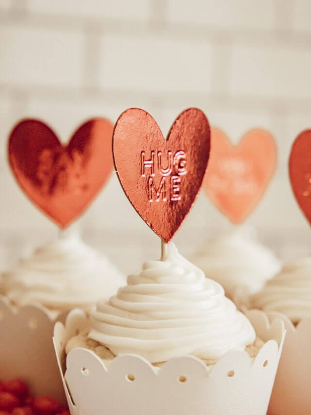 Valentines Day Cupcake Toppers