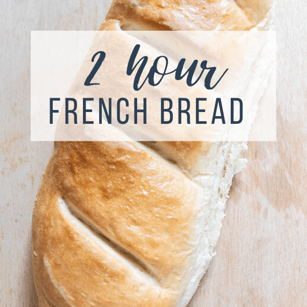 Easy French Bread Recipe in Under 2 Hours